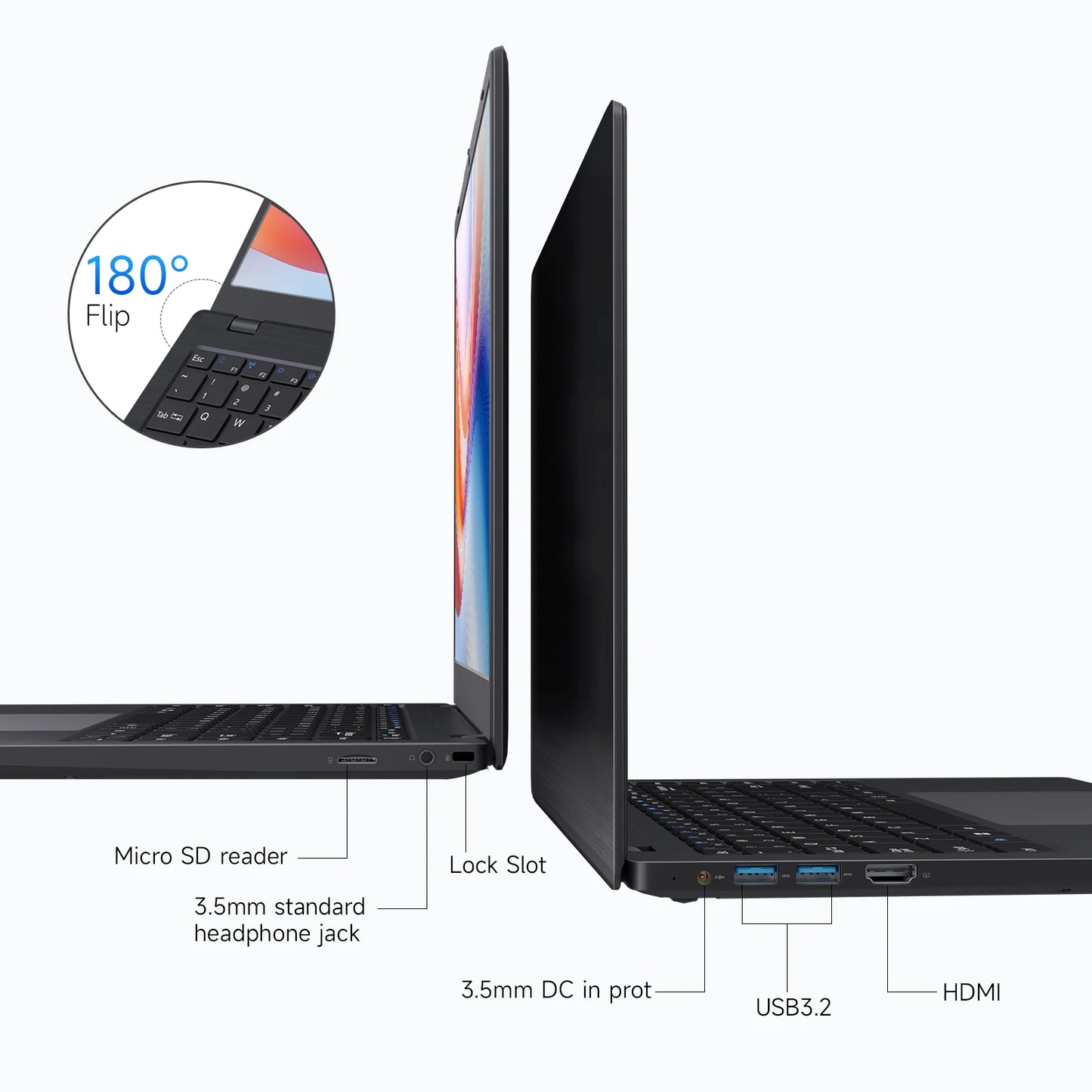 TH 14 Inch Windows 11 Laptops New N4000 2.6Ghz 8GB RAM 256GB