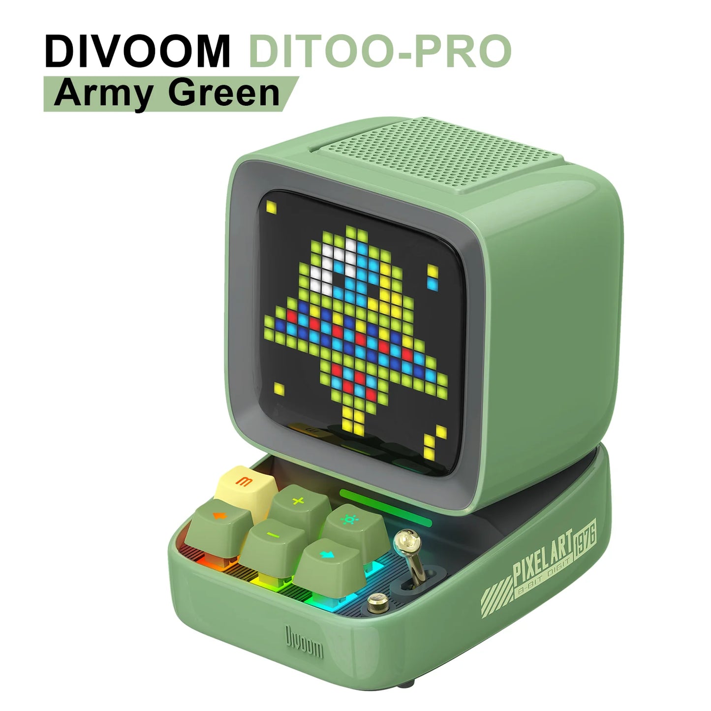 Divoom Ditoo-Pro Speaker Mini Retro Pixel Art Bluetooth Portable