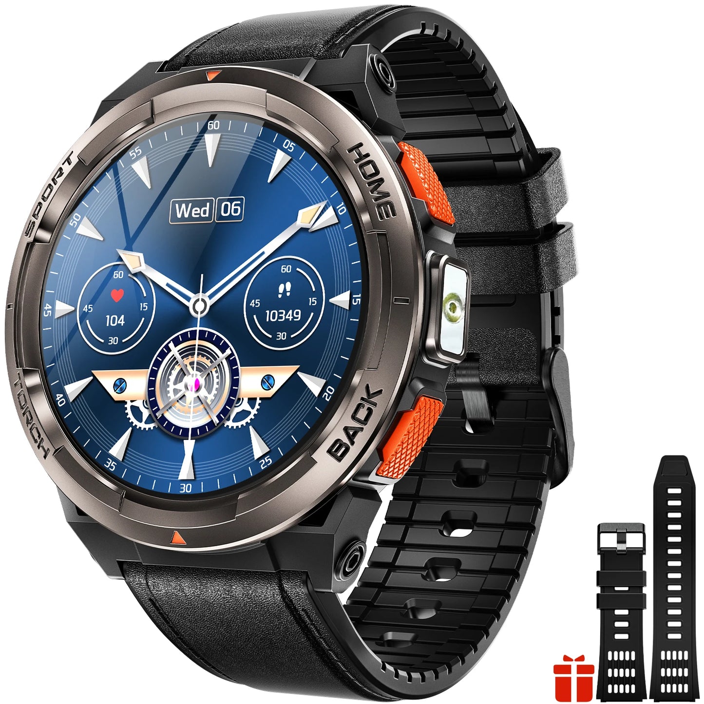 EIGIIS 1.45 Inch Smart Watch KE5 3ATM Waterproof