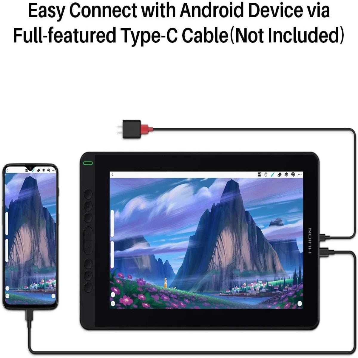 HUION Kamvas 13 Graphic Tablet Monitor 8