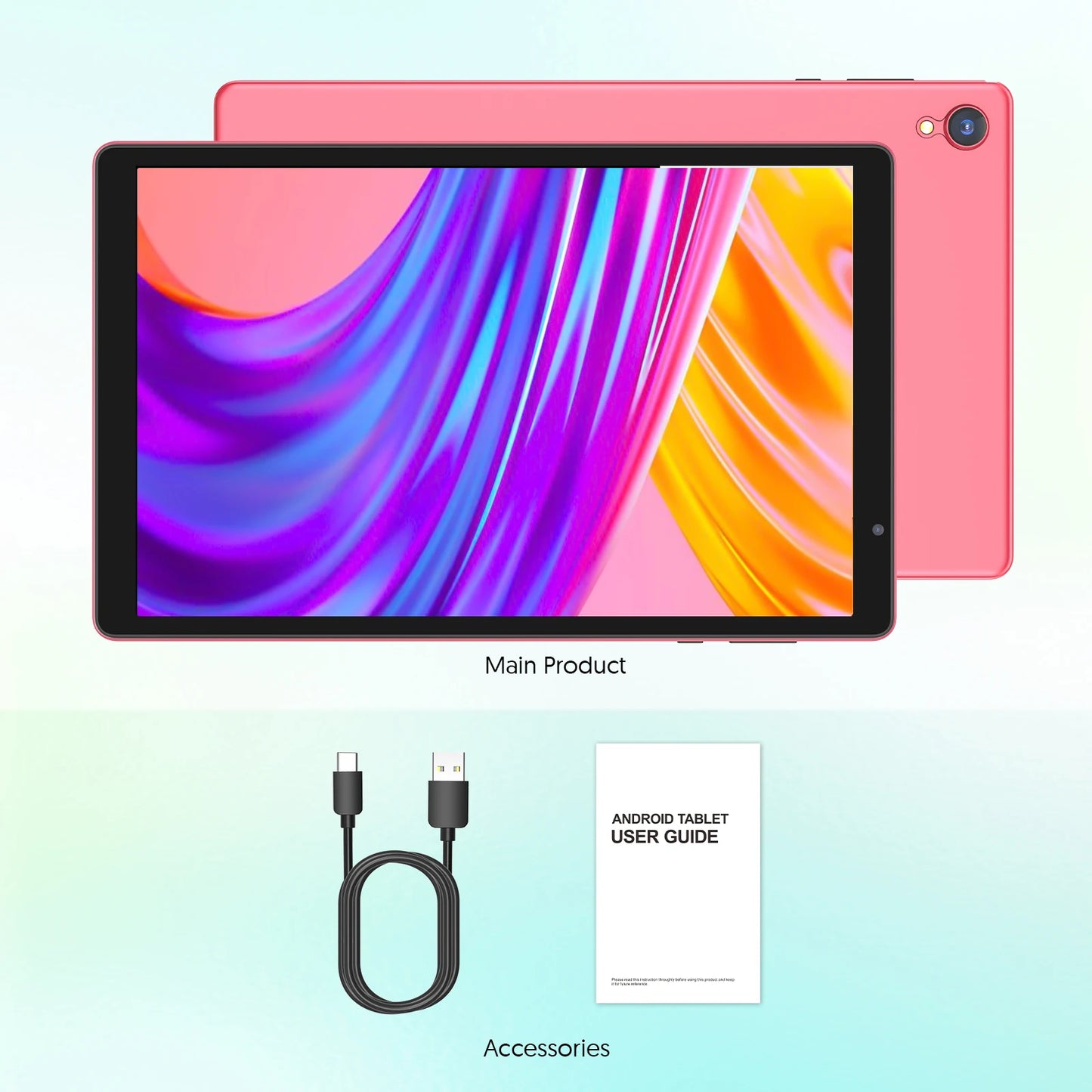 BAKEN 10-inch Android Tablet, 4GB (2g+2g memory expansion) RAM+32GB ROM