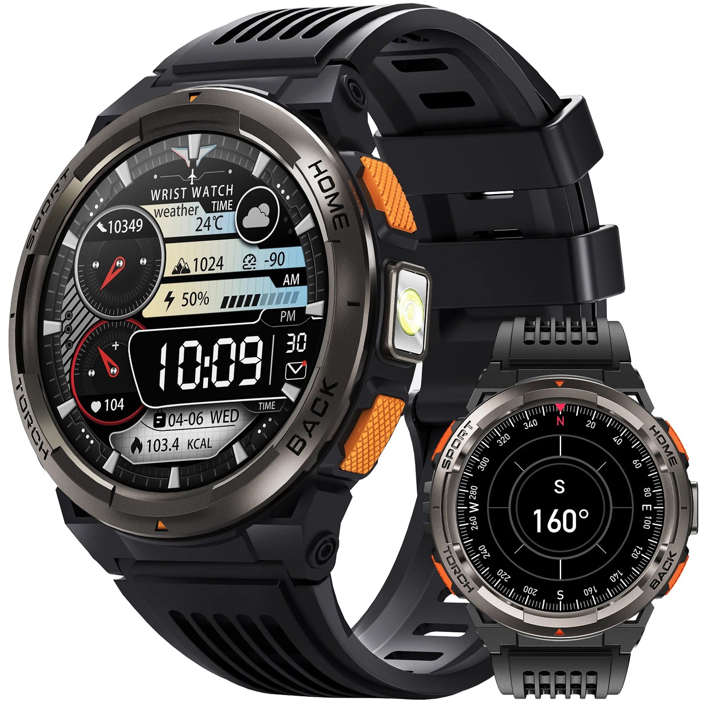 EIGIIS 1.45 Inch Smart Watch KE5 3ATM Waterproof