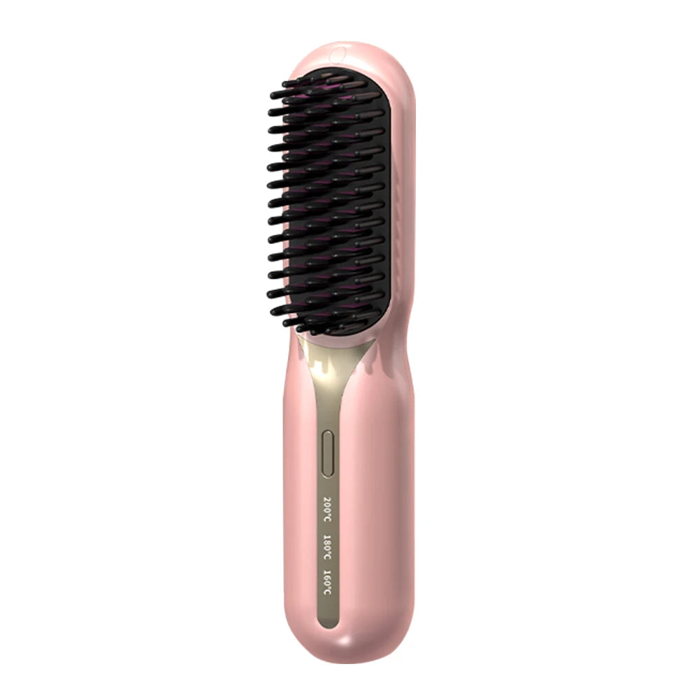 Hailicare Electric Hair Brush, Cordless Hair Straightener Brush
