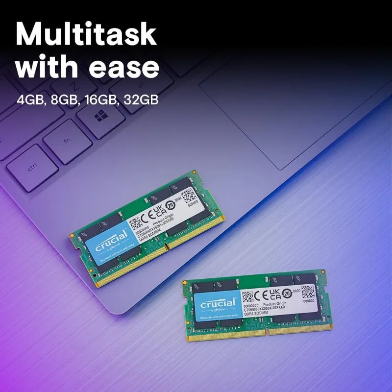64GB DDR4 RAM Kit (2x32GB), 3200MHz (PC4-25600) CL22 Laptop Memory