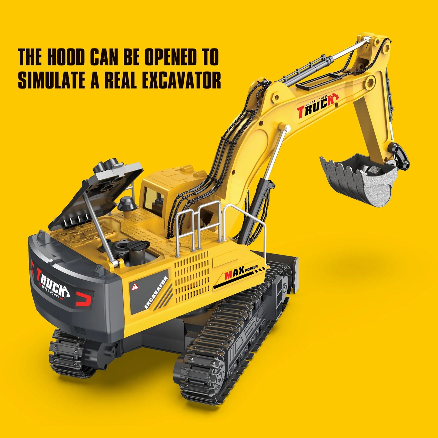 CONUSEA Alloy Excavator RC Cars Trucks 17CH Dumper