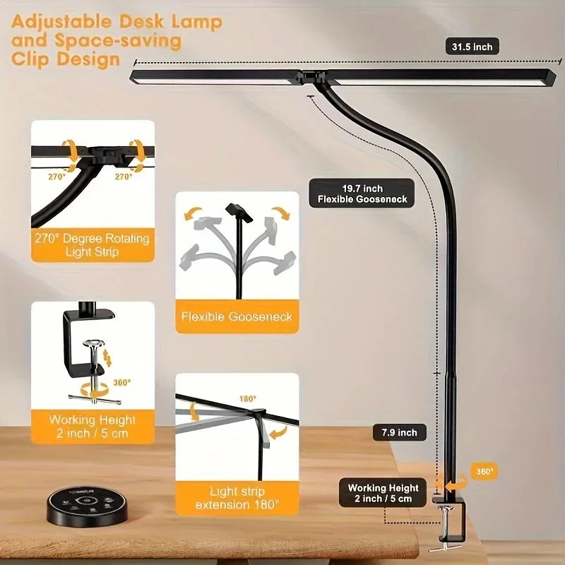 LED Desk Lamp for Home Office - 24 Watt