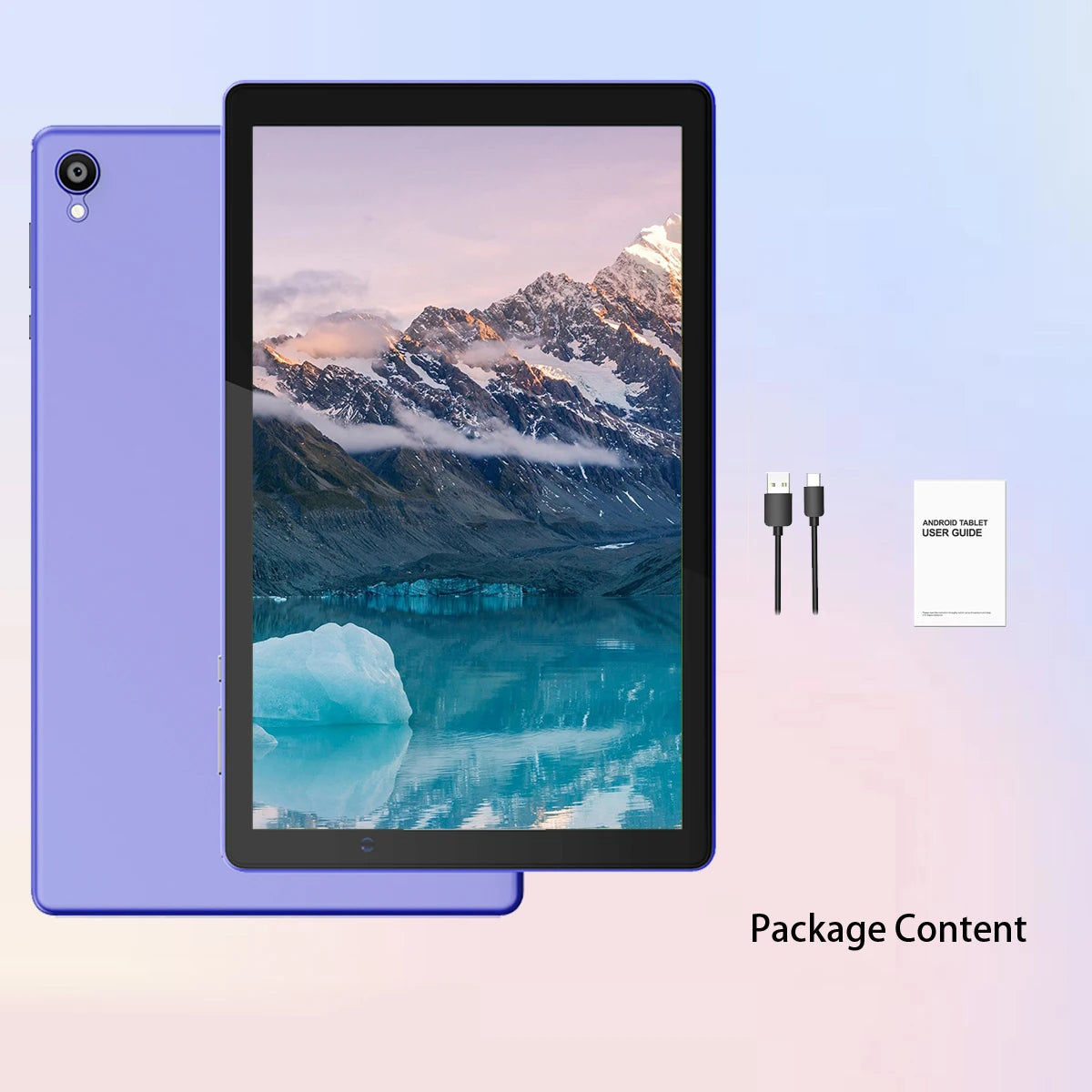 BAKEN 10" Android Tablet, Quad-core Processor, Bluetooth, Wi-Fi