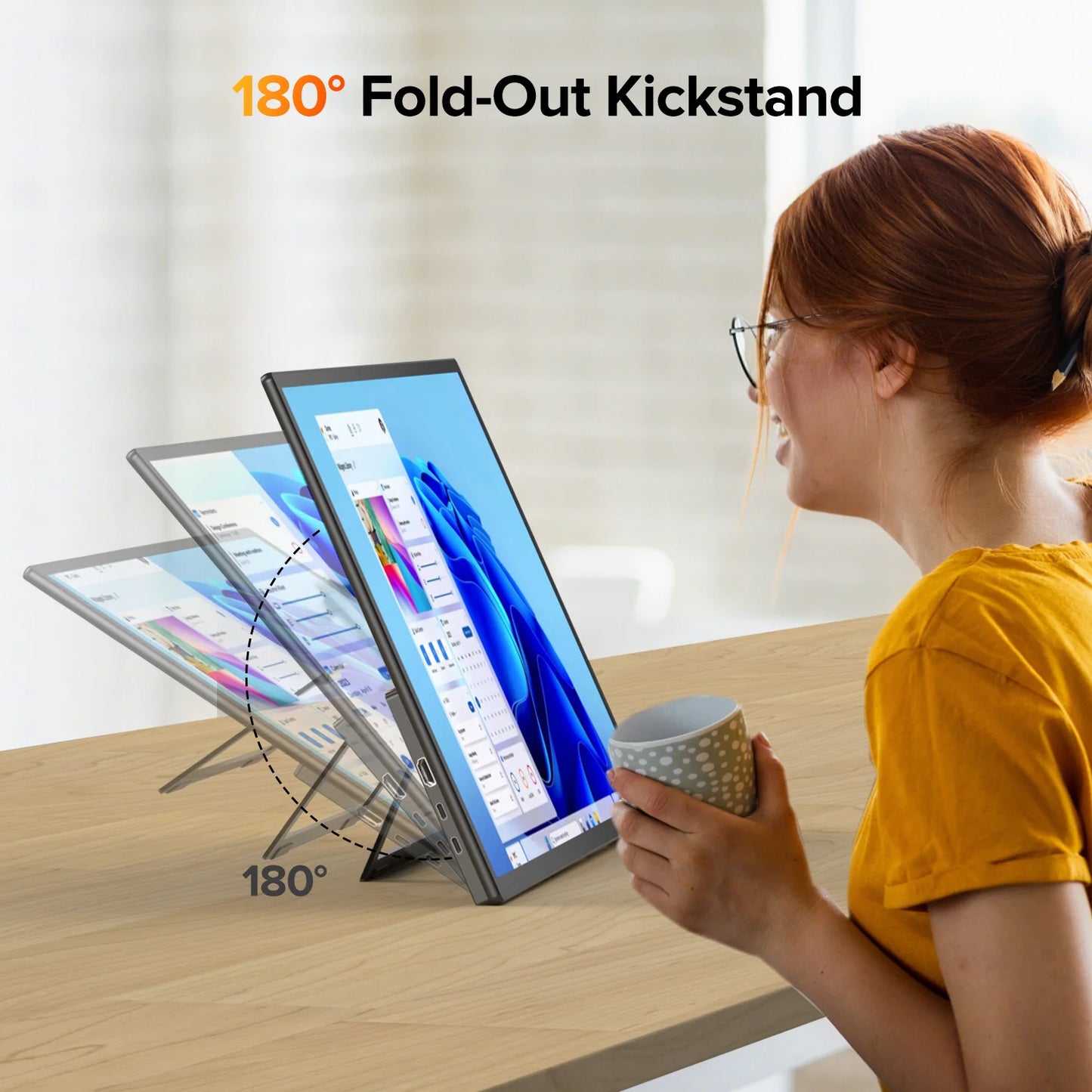 UPERFECT 21.5” 120HZ Touchscreen Portable Monitor