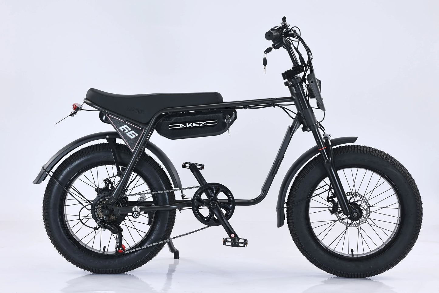 E-bike AKEZ-ZX 750W motor 48V 13AH battery, 20-inch fat tires