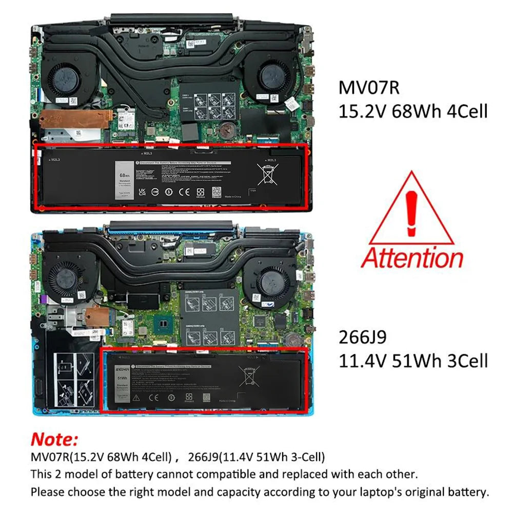 SKOWER G5 15 5500 5505 mv07r Dell Laptop Battery