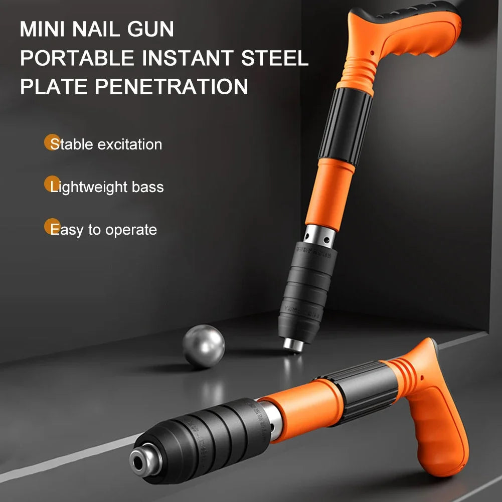 Mini Manual Steel Nail Gun Rivet Tool 5-Level Adjustable