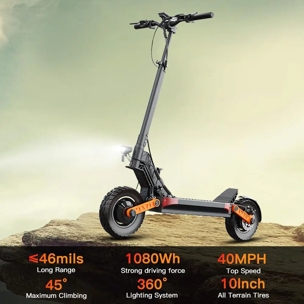 JOYOR S10-S-Z Folding Electric Scooter 1000W*2 Dual Motors