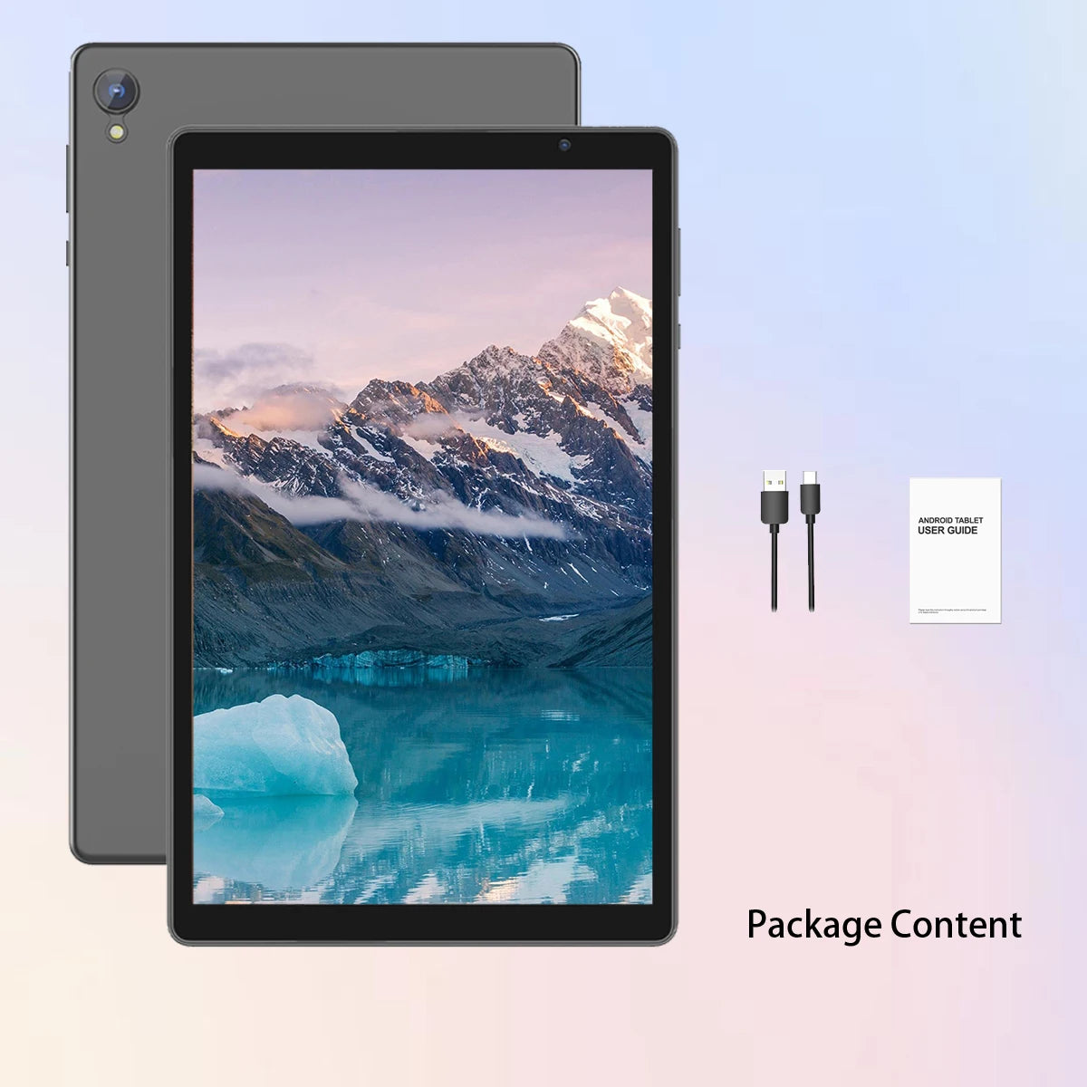 BAKEN 10" Android Tablet, Quad-core Processor, Bluetooth, Wi-Fi