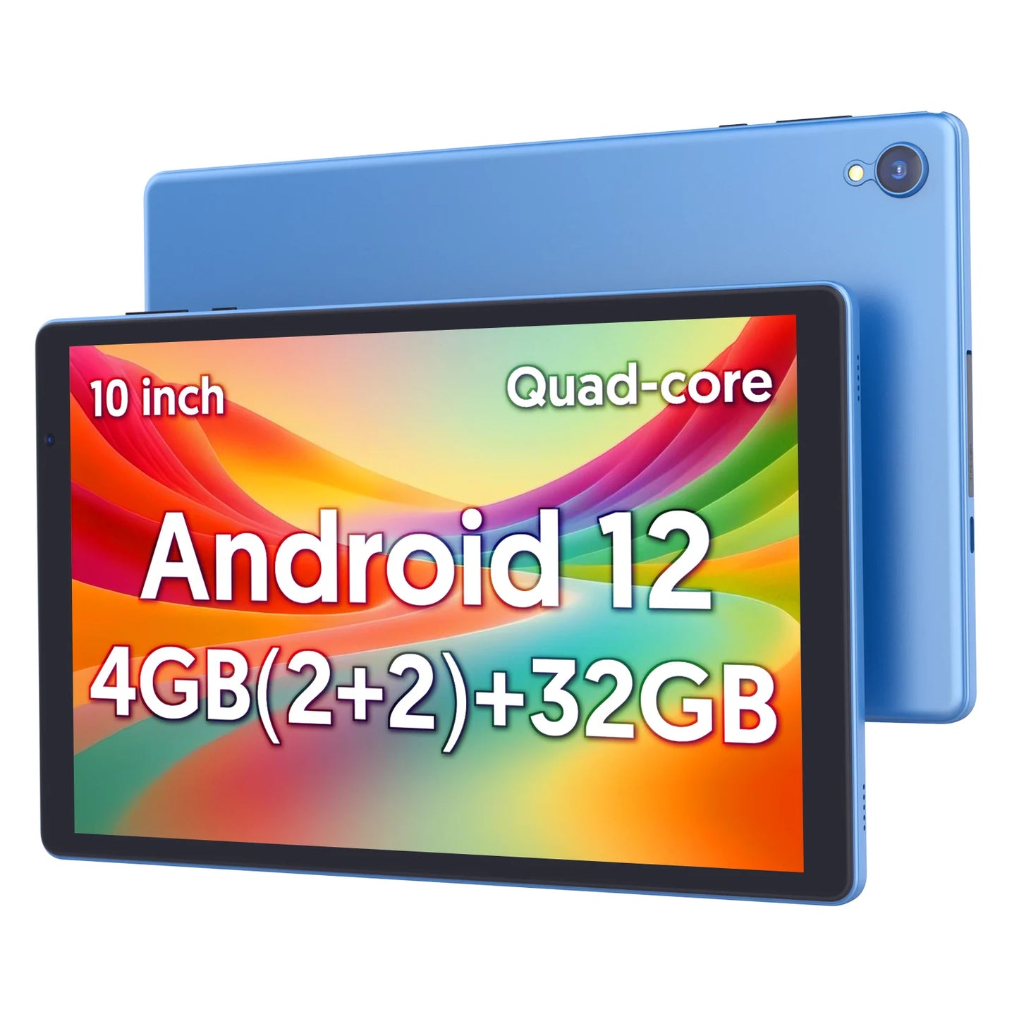 BAKEN 10-inch Android Tablet, 4GB (2g+2g memory expansion) RAM+32GB ROM