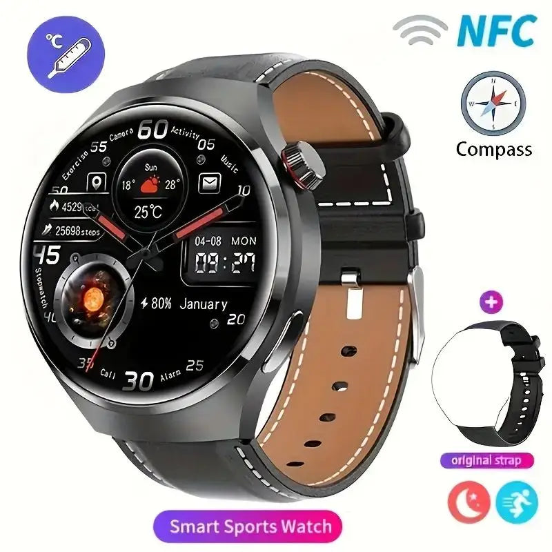 MT26 Voice Assistant Outdoor Men Smartwatch