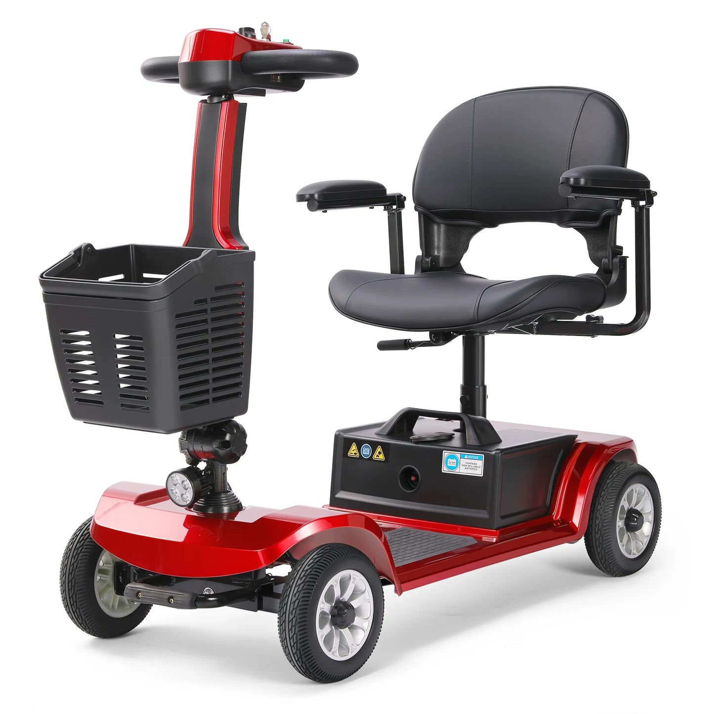 Unificare Red Portable Folding Mobility Scooter