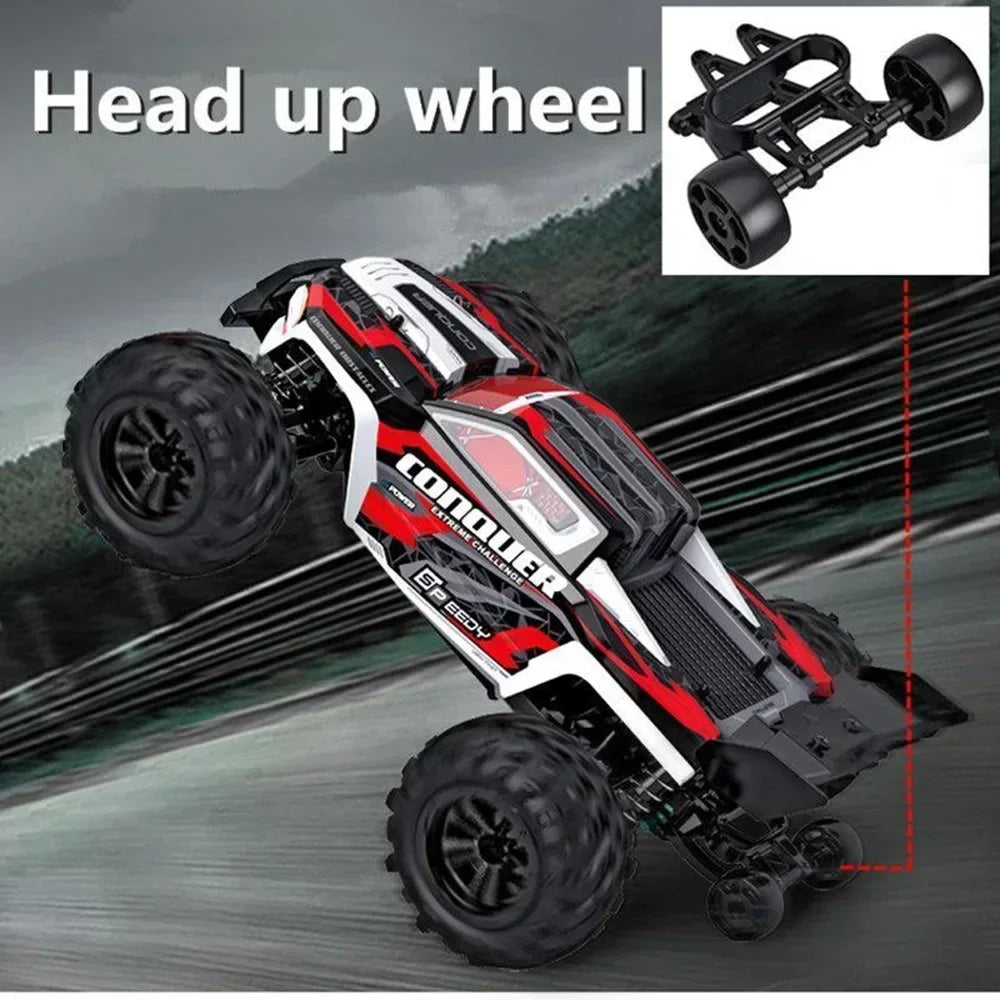 WLtoys 1:16 Scale Large RC Car 50km/h High Speed 4WD Children Toy