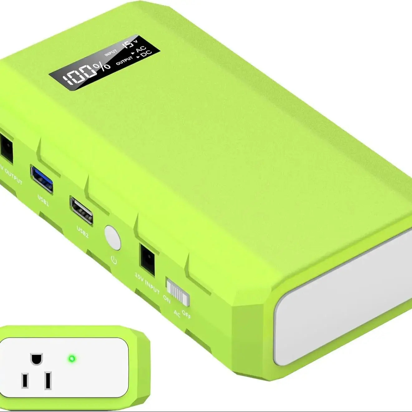 SinKeu Portable Power Station with AC Outlet, 65W/110V