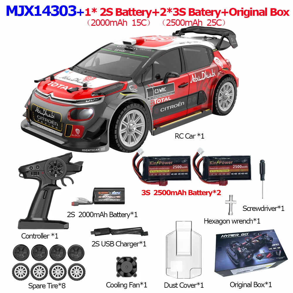 HYPER GO RC MJX 14304 14303 14302 14301 High Speed Drift Car