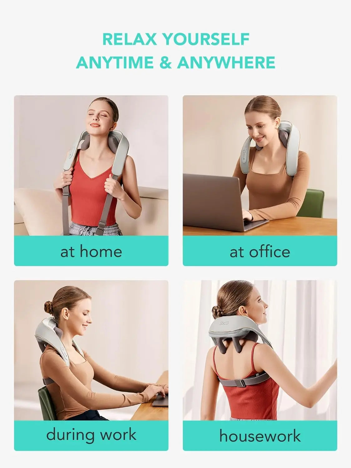 Neck and Shoulder Massage with Heat