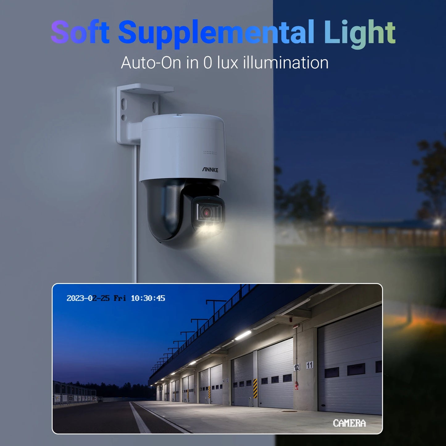 Annke 6MP POE Full Color Camera Outdoor POE Two Way Audio