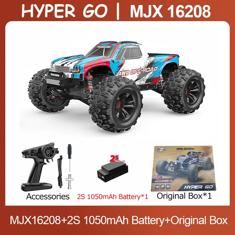 HYPER GO MJX Brushless Remote Control Car 16207 16208