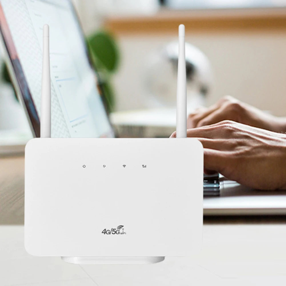 Shunmaii 4G Wireless Router 300Mbps LTE Modem External Antenna