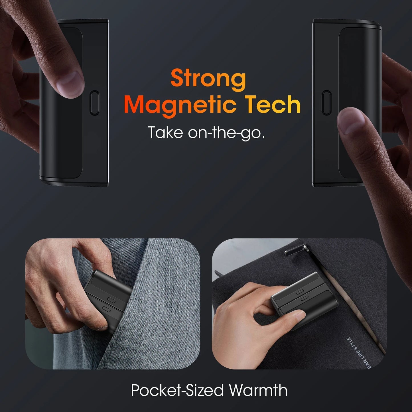 NUANTONG Magnetic Hand Warmers Rechargeable