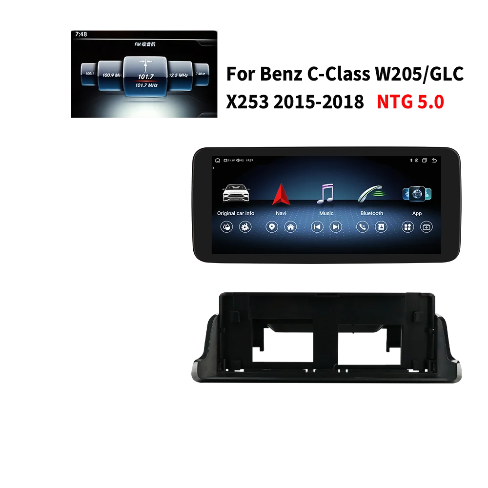10.25"Android Auto Car radio Multimedia player For Mercedes Benz C-Class