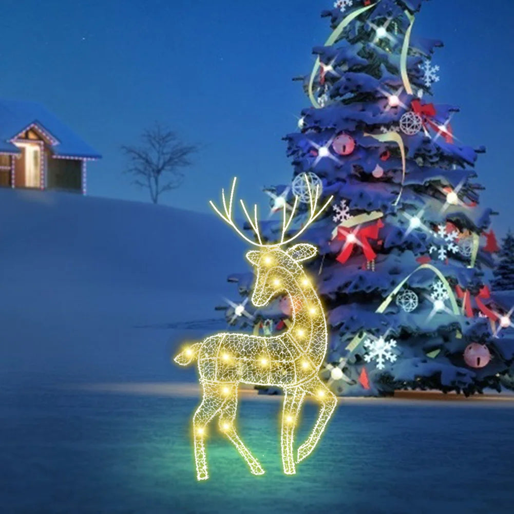 DIY Reindeer Ornaments Battery Powered