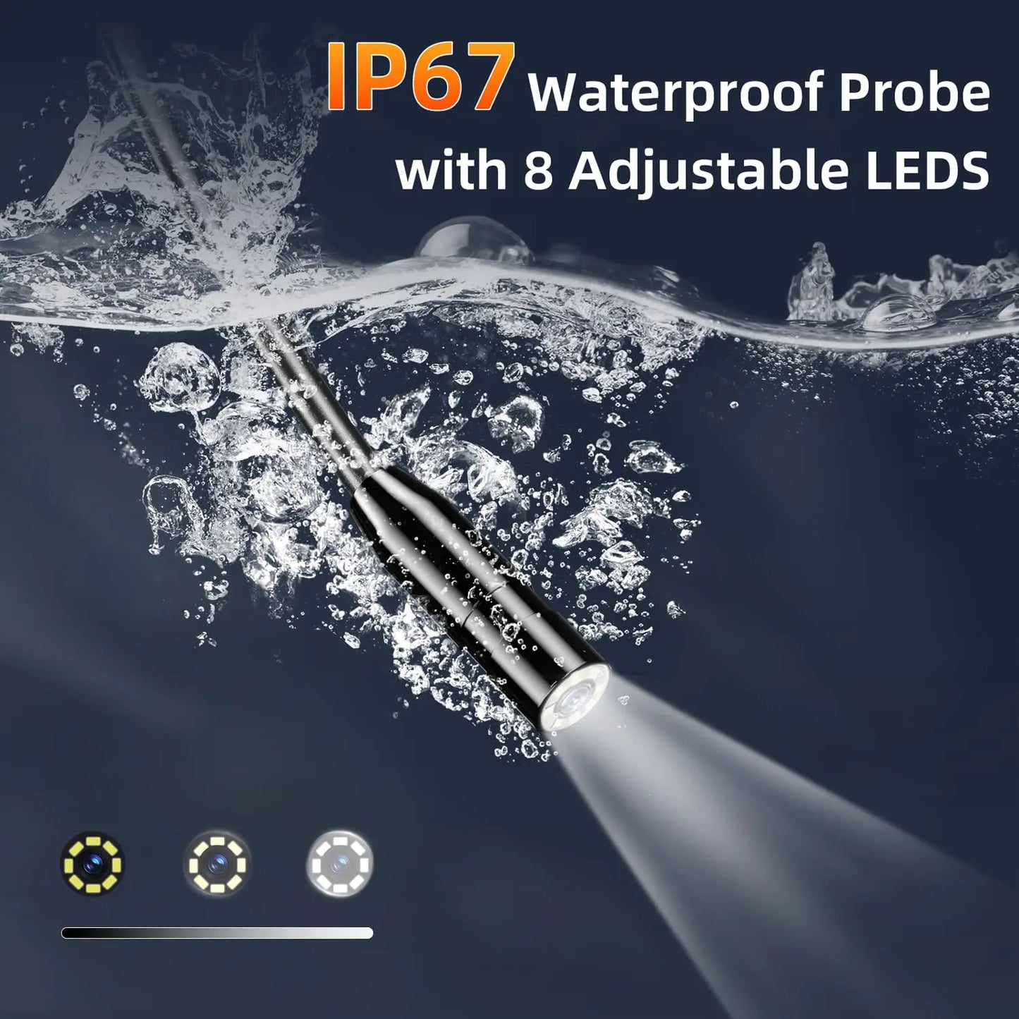INSKAM 4.3inch IPS Screen Industrial Endoscope Camera