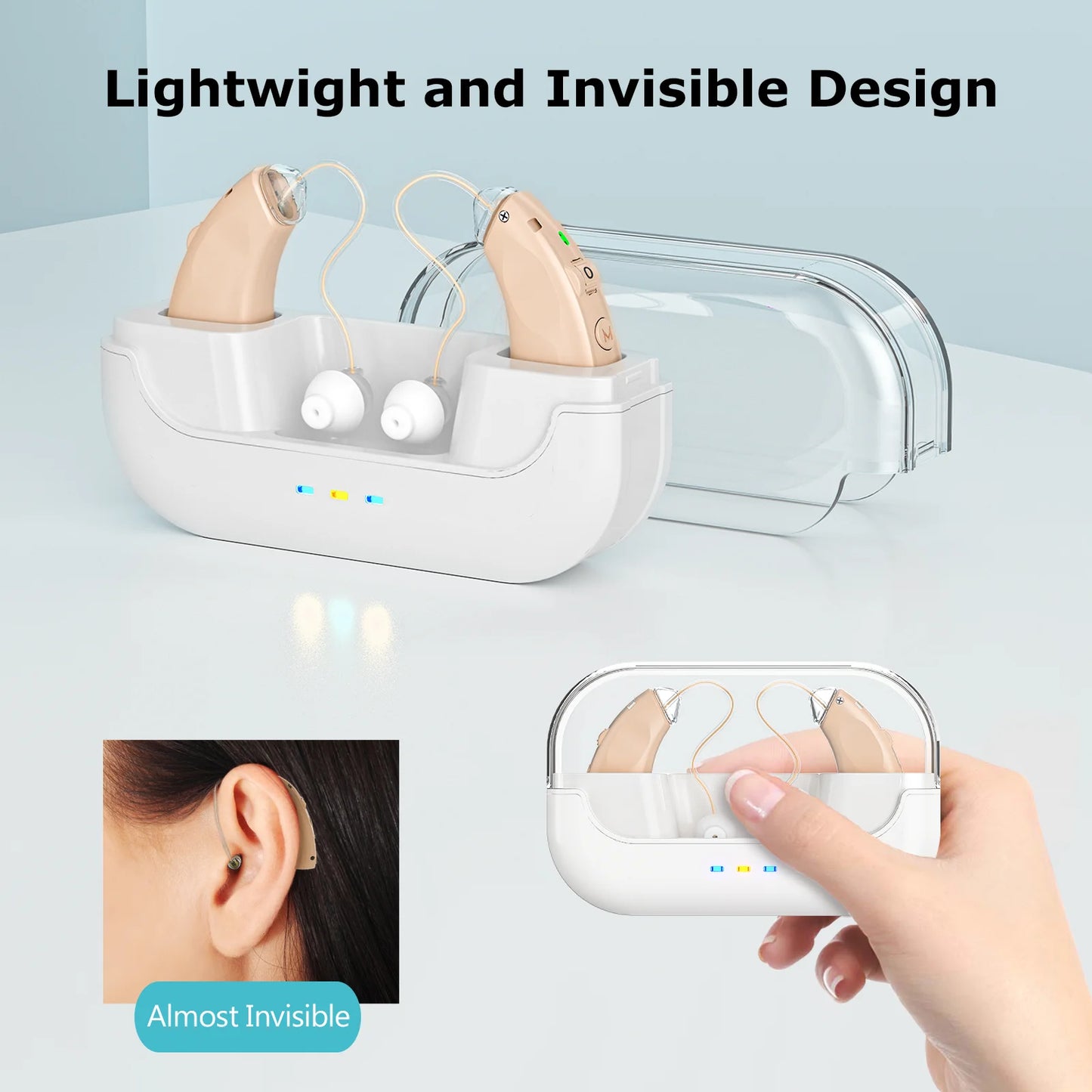 K&FCOPTEE Rechargeable Hearing Aids For Seniors