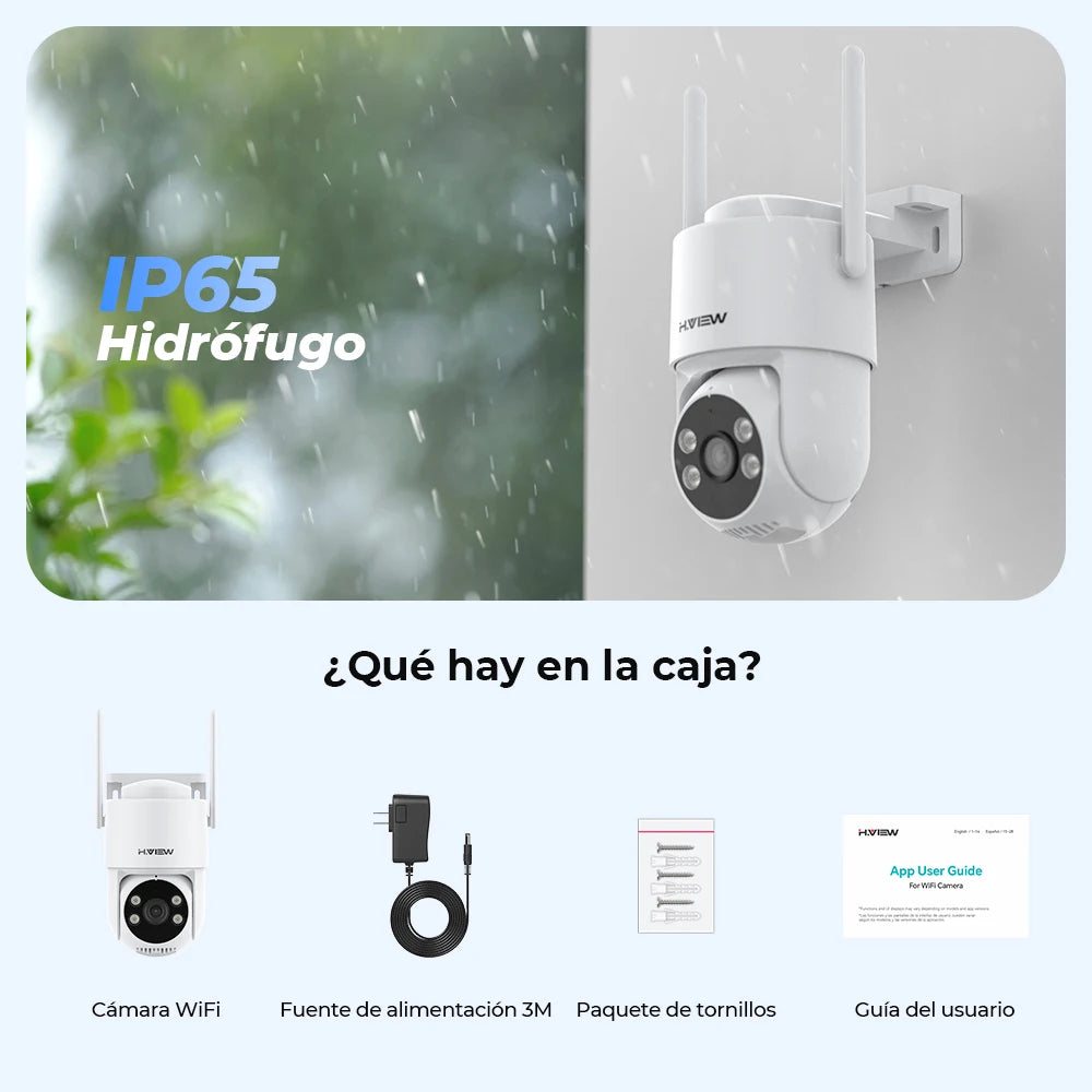 H.VIEW 3MP PTZ IP Camera Wi-Fi Outdoor