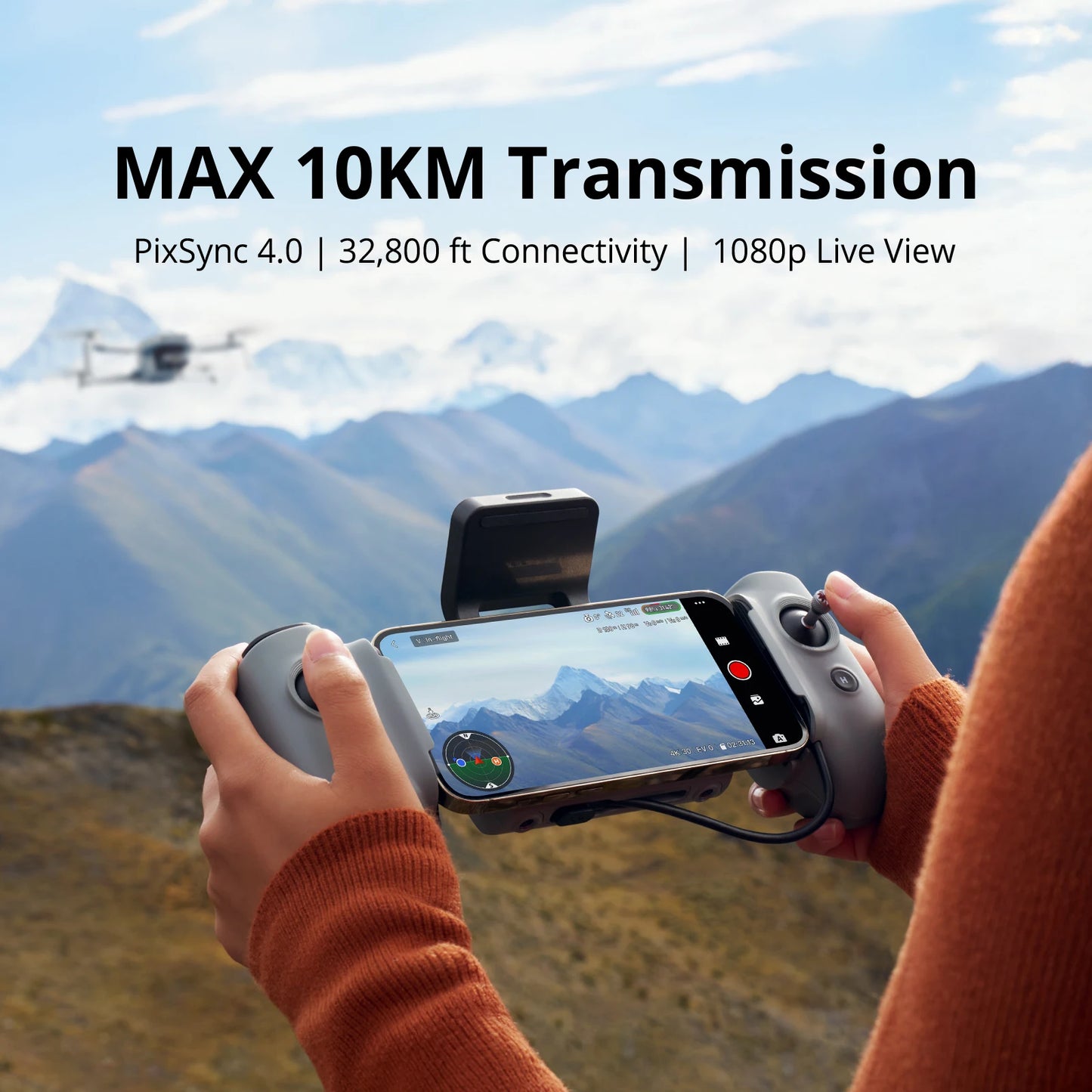 Potensic ATOM 2 3-Axis Gimbal Camera Drone 4K HDR Video