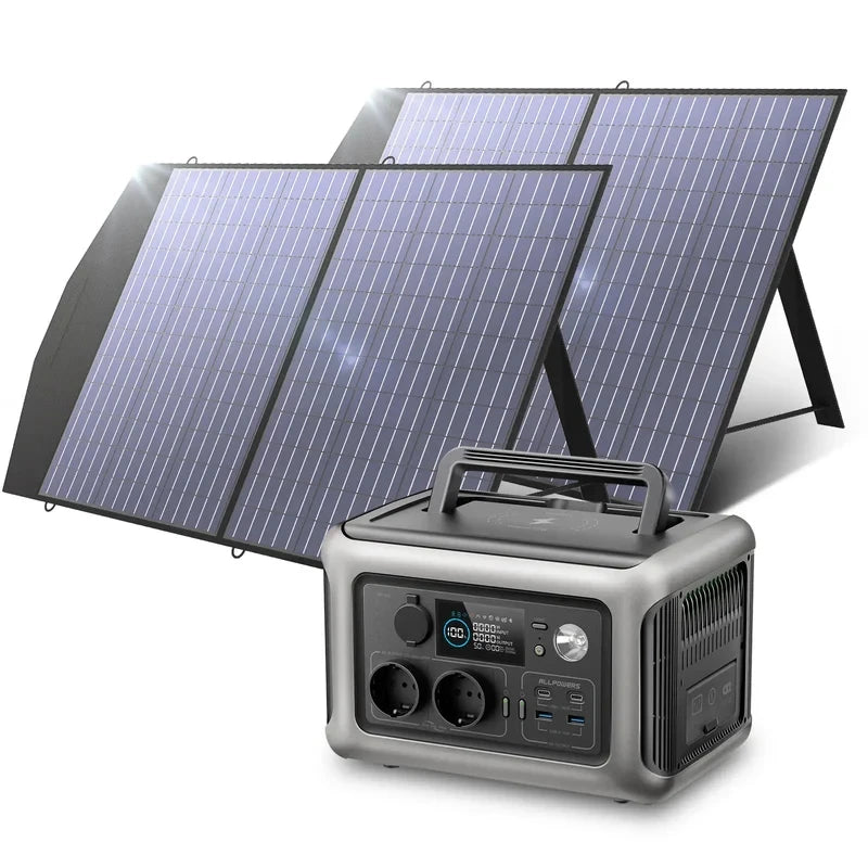 ALLPOWERS Portable Power Station Solar panel 100W 140W 200W