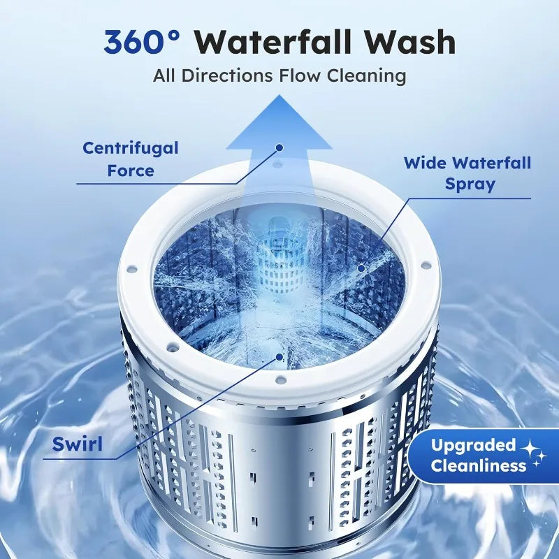 1.0 Cu.ft. Portable Washing Machine for Home & Apartment