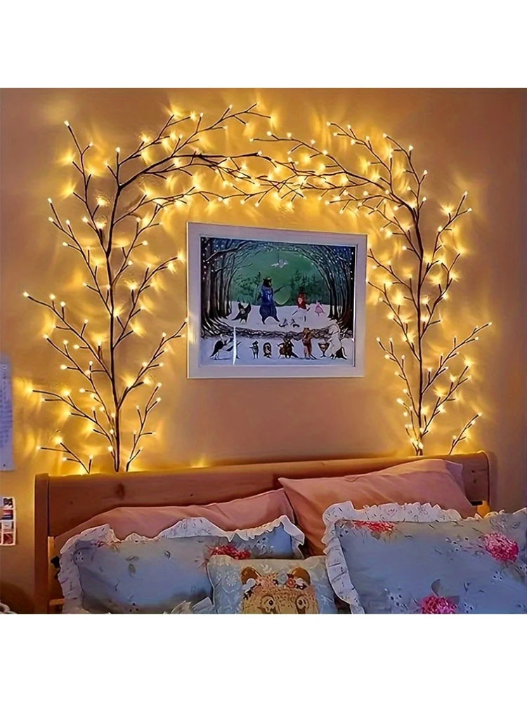 1 Piece USB Powered Willow Vine Fairy Lamp - Bendable