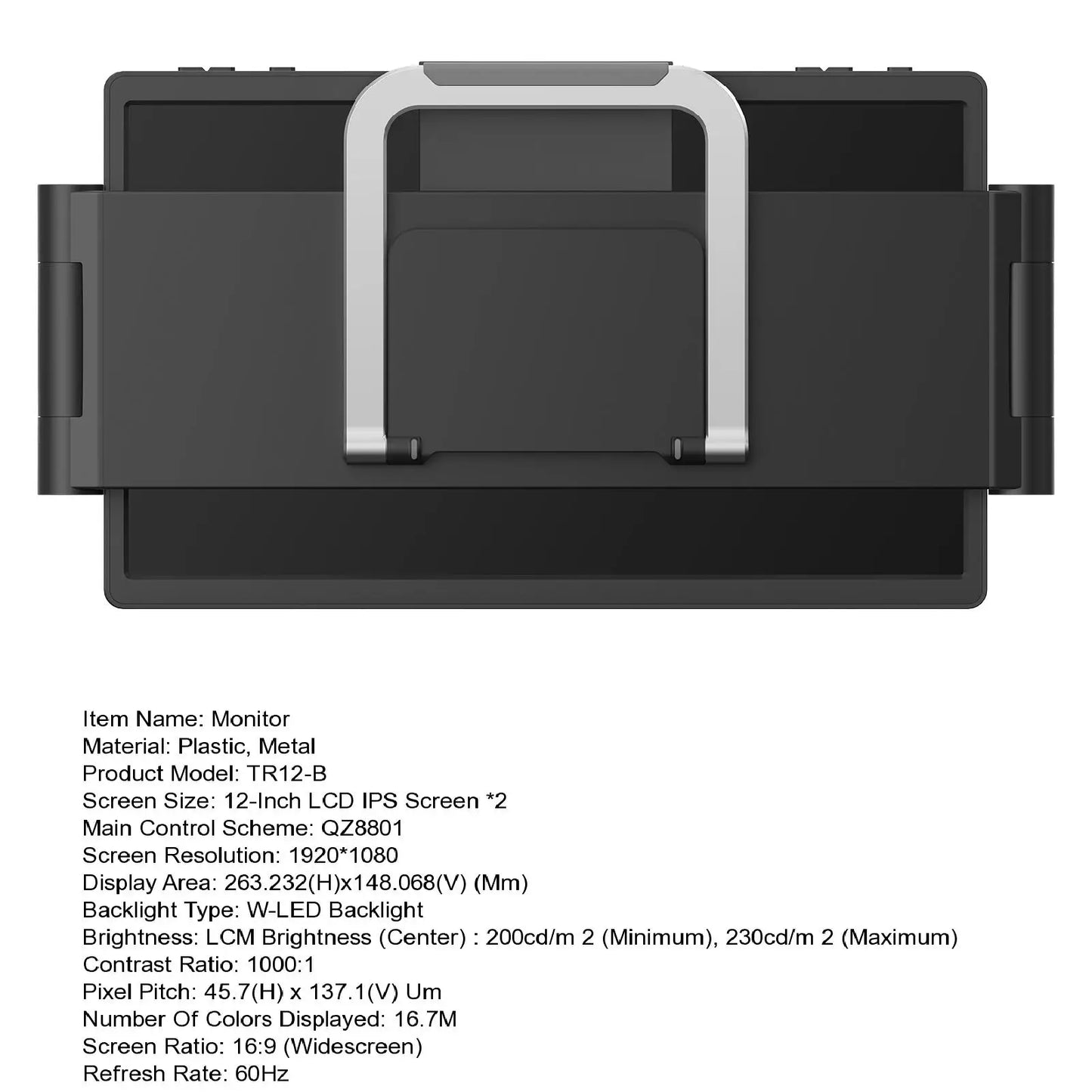 kuulaa 12 Inch Laptop Dual Monitor 1920*1080