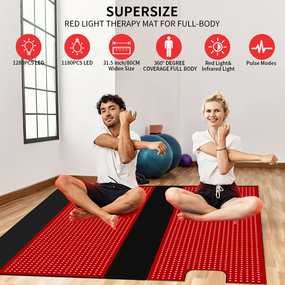 71" Red Light Sleeping Bag Full Body Relax LED Red Light Blanket