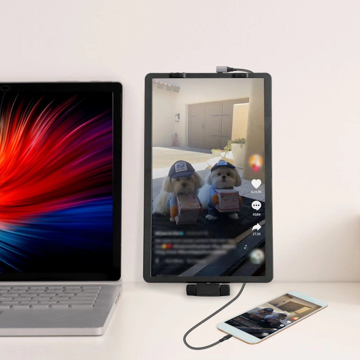 14 6 Inch LCD Laptop Monitor Foldable Screen