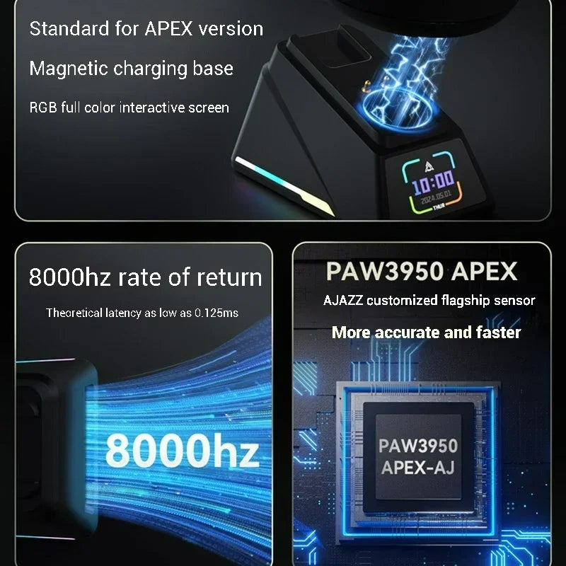 AJAZZ AJ179 Apex Wireless Mouse AJAZZ 58g Lightweight