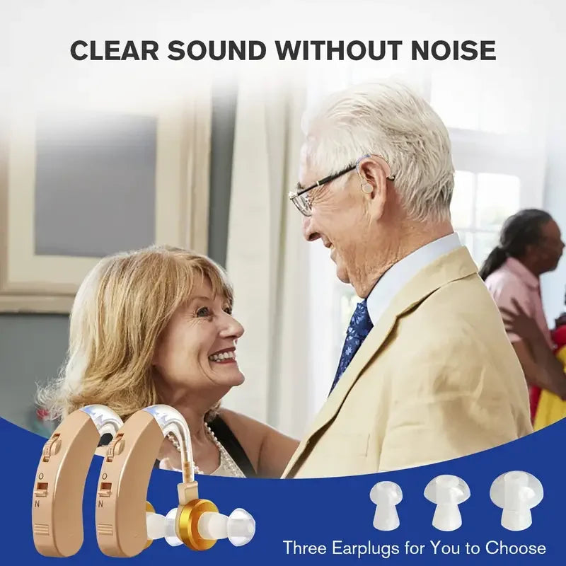 1Pc Hearing Aid Aids Kit BTE Sound Voice Amplifier