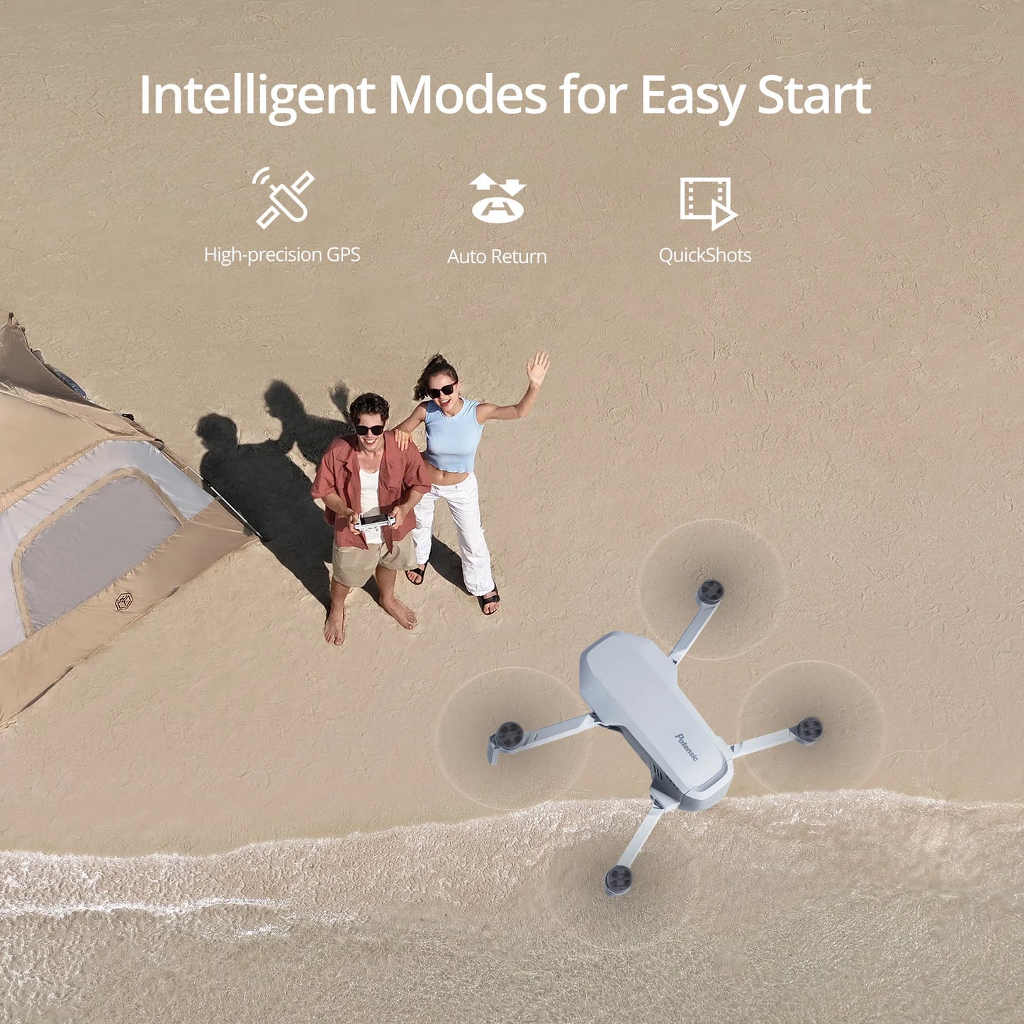 Potensic C0 Mini Drone 3 Axis Gimbal 6KM GPS