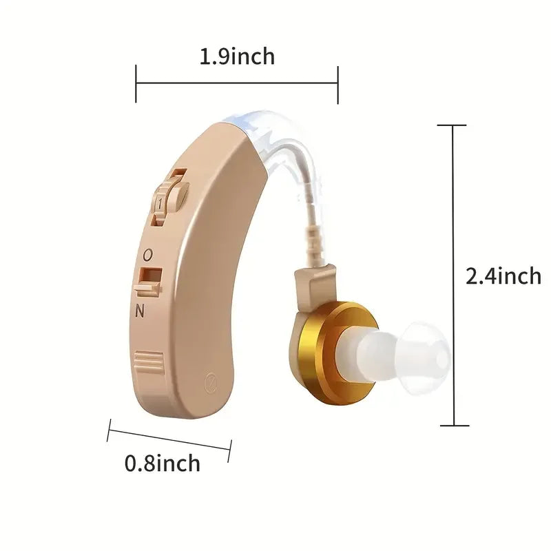1Pc Hearing Aid Aids Kit BTE Sound Voice Amplifier