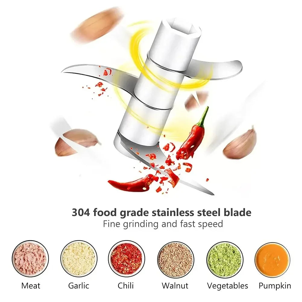 Mini Wireless Electric Garlic Crusher 100ml/250ml Portable