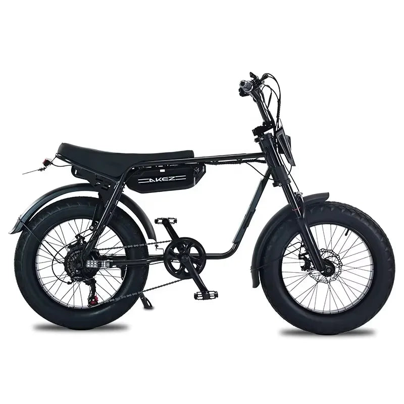 E-bike AKEZ-ZX 750W motor 48V 13AH battery, 20-inch fat tires