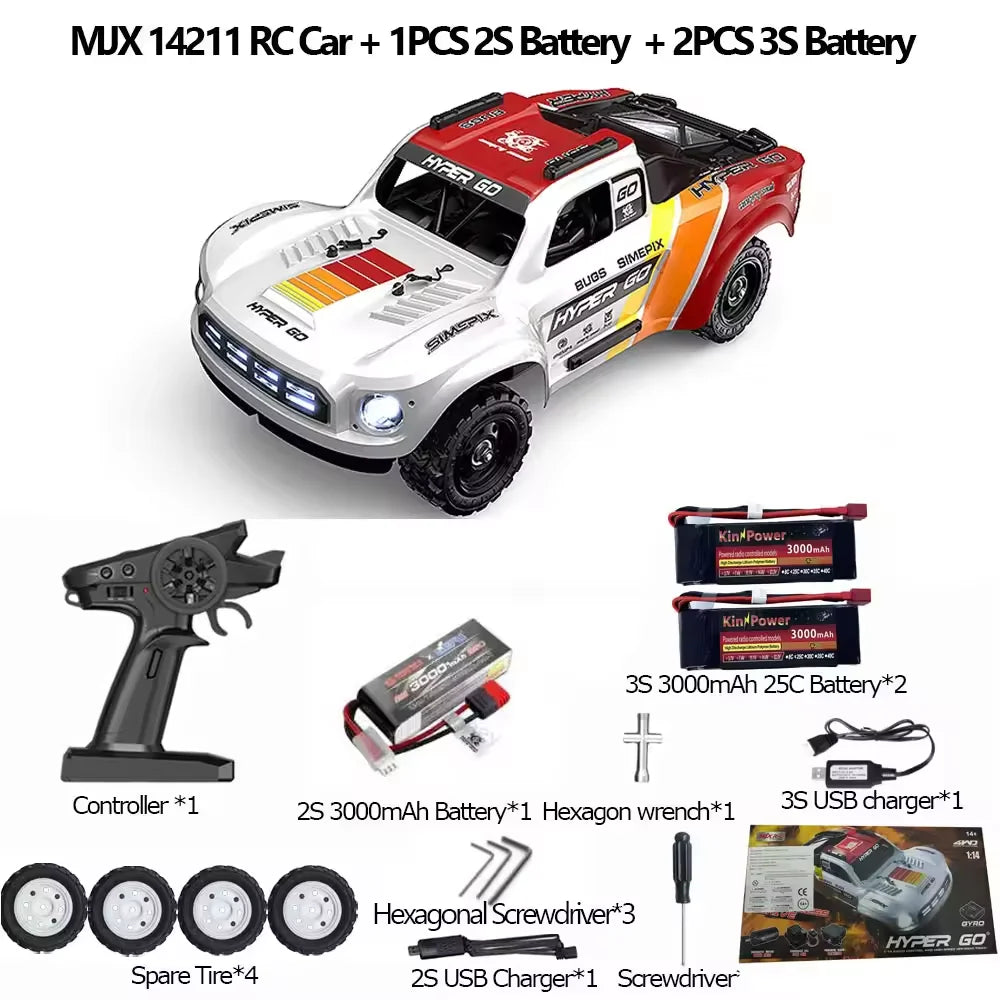 MJX HYPER GO 14211 Racing Car 1/14 Short Truck 45A ESC Brushless Motor