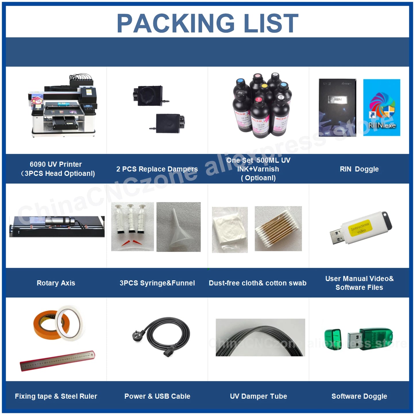 A1 UV 6090 UV Printer EPSON 3PC XP600 Automatic Flatbed Printing