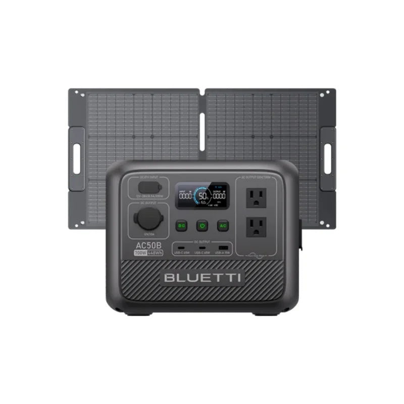 BLUETTI AC50B 700W 448Wh Portable Power Station LiFePO4 Battery