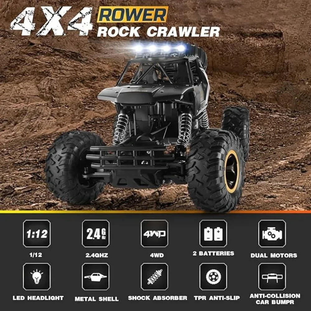 4DRC 1:12 4WD Remote Control Car With Led Headlights